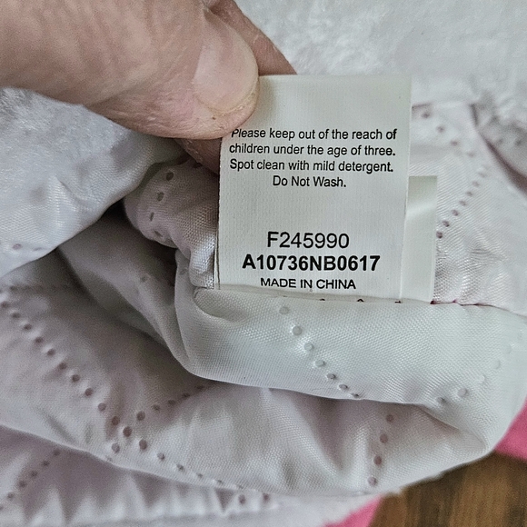 Pink Ruz Christmas Stocking Belle Beauty and the Beast Disney candle snowflake - Picture 7 of 7